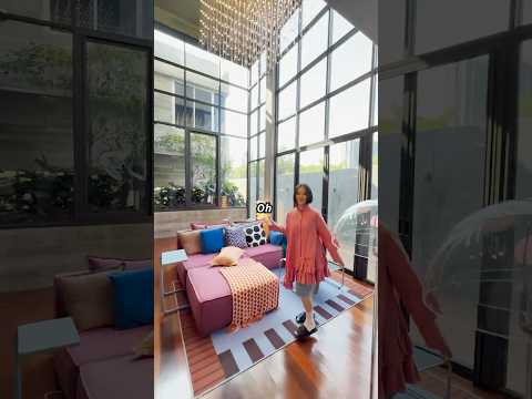 She built her industrial dream home 😲 #thailand