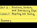 Understanding Scale Factors and Line Equations