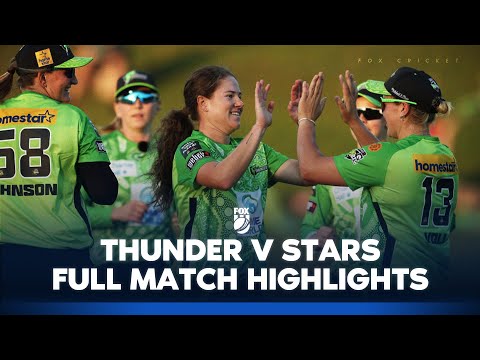 Sydney Thunder Women Vs. Melbourne Stars Women | Full Match Highlights I 20/11/24