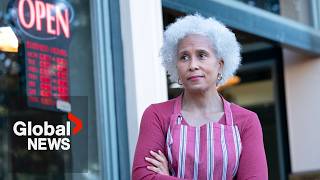 YouTube video thumbnail: Small Businesses Hurt by US Tariffs Worry They won't be Eligible for Government Support