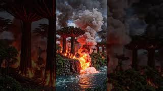 POV: You are trapped in the Great Dying.#aiart  #visualstorytelling  #dinosaurera