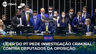 🔴AO VIVO | Líder do PT aciona PGR contra deputados que obstruíram trabalhos na Câmara