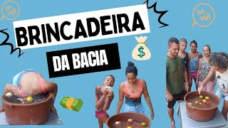 BRINCADEIRA DA BACIA #brincadeiras #humor #comédia