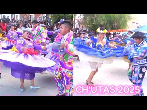 GRANDIOSA danza CH'UTAS en ACHOCALLA 2025, La Paz Bolivia, PARTE 2