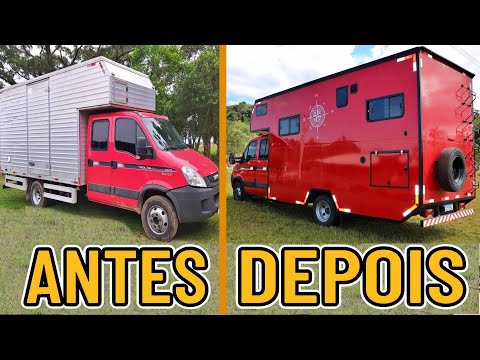 TOUR MOTORHOME CAMINHÃO artesanal MAIS LINDO do BRASIL