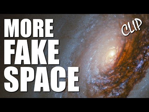 More Fake Space Photos - Thanks NASA (clip)