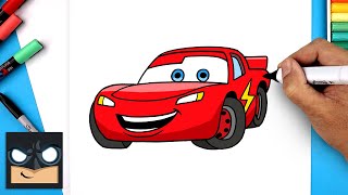 How to Draw Lightning McQueen