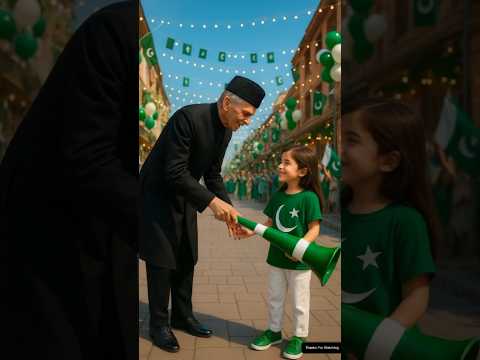 Quaid-e-Azam Gives a Gift to a Beautiful Girl 😱#story #ai #cute #shortsfeed