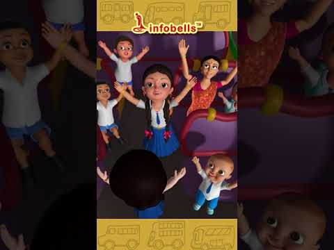 Busulo Schooluki Veltunnanu - School Bus Song | Telugu Rhymes & Cartoons | Infobells #telugurhymes