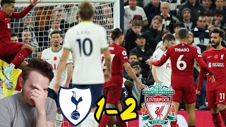 "BAD 1ST HALF, GOOD 2ND HALF WHATS NEW?" TOTTENHAM 1-2 LIVERPOOL MATCH REACTION!!