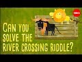 River Crossing Strategy with Lions and Wildebeest