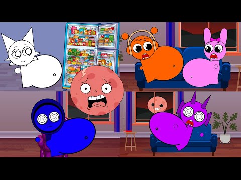 Best Sprunki's Wild Blueberry Inflation Ever 🫐😂 | Incredibox Sprunki Animation