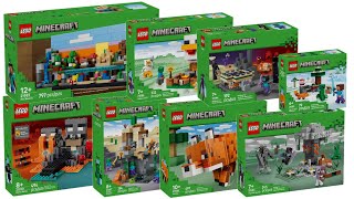 All LEGO Minecraft sets January 2026 Compilation/Collection Speed Build