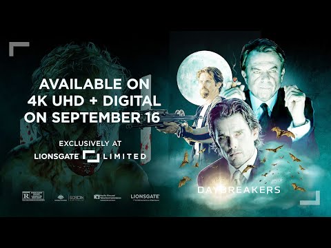 Daybreakers 4K SteelBook&#174; - Official Trailer - Ethan Hawke, Sam Neill, Willem Dafoe