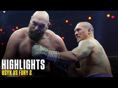 FIGHT HIGHLIGHTS 🔥 USYK vs FURY 2