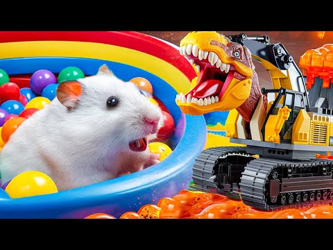 🐹Hamster Adventure: Escaping the Colorful Dino Maze