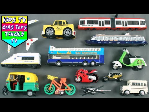 Learn Names Of Transportation Vehicles For Kids + More Fun Toy Videos