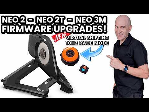 GARMIN Tacx NEO 2T & NEO 3M Updates: ZWIFT Virtual Shifting & Race Mode