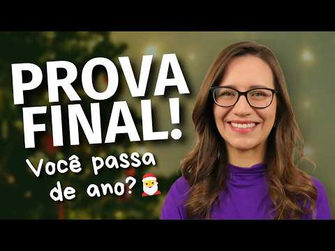 ❌✅ PROVA FINAL! ❌✅ Você PASSA de ANO no PORTUGUÊS COM LETÍCIA? 💜