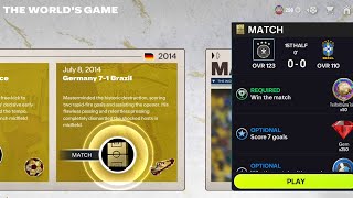 Germany vs. Brazil. The world's game. Toni Kroos. FC Mobile 