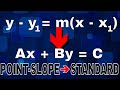 Standard Form and Equation Manipulation