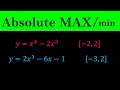 Finding Absolute Extrema of Functions