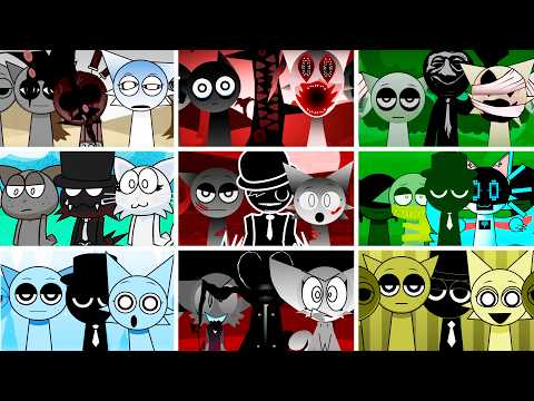 Incredibox Sprunki - MIX WENDA and GRAY and MR BLACK | ALL Different Mods