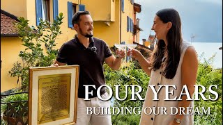 4 YEARS at Our Italian Villa | From an Abandoned House to Our Home on Lake Como