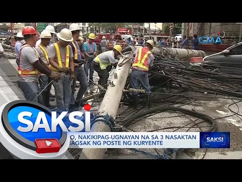 Meralco Nakikipag Ugnayan Na Sa 3 Nasaktan Sa Pagbagsak Ng Poste Ng