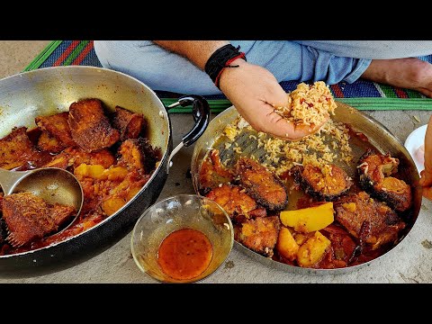 Assam Style Rohu Fish Curry | Assam Rohu Fish Curry Recipe