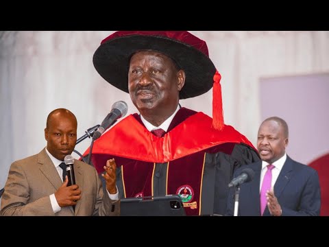 RAILA ODINGA FINALLY BREAKS HIS SILENCE AFTER PRESIDENT RUTO APPOINTED UHURU'S MEN INTO GOVERNMENT