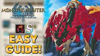 How to get S RANK DREADKING RATHALOS EASY in Monster Hunter Stories 3!