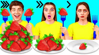 तेज मध्यम या धीमी खाद्य चुनौती | अद्भुत रसोई युक्तियाँ DaRaDa Challenge