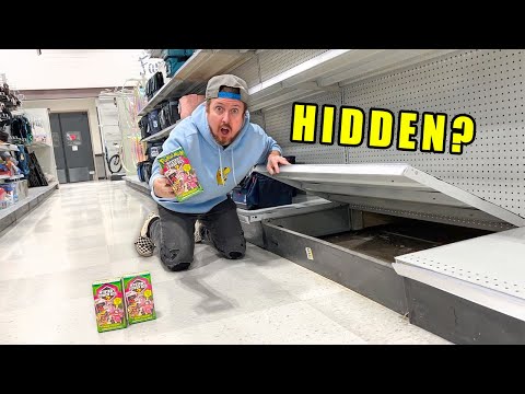 Someone Found HIDDEN Pokemon Card Mystery Boxes Under a Shelf!