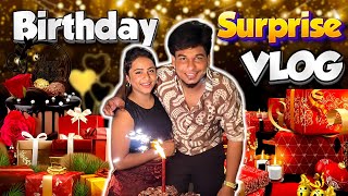I Surprised My Boyfriend on his Birthday🎁He Really *SHOCKED*🤯| Mona Vlogs |