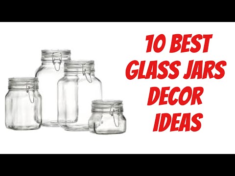 10 Best Glass jars decorating Ideas/ Glass jars Diy/Decoupage on glass