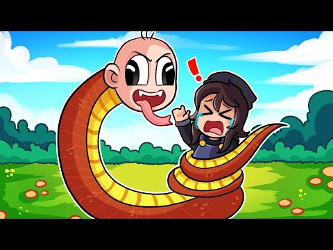 ¡ESCAPA DE LA SERPIENTE BEBE NOOB EN ROBLOX! 🐍😭 | SERPIENTE MALOSA ATACA