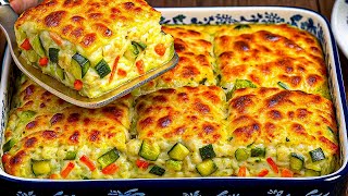 Few people know this zucchini recipe! Be sure to cook this zucchini recipe! Healthy and delicious!