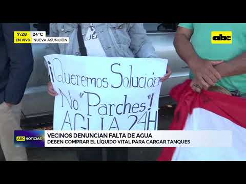 Vecinos de Nueva Asunción denuncian falta de agua