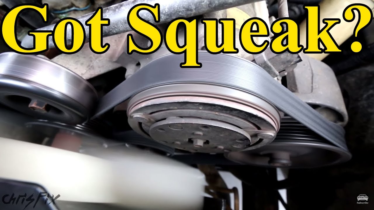 #2 How to Fix a Squeaky Belt (figure out where the squeak is coming from)