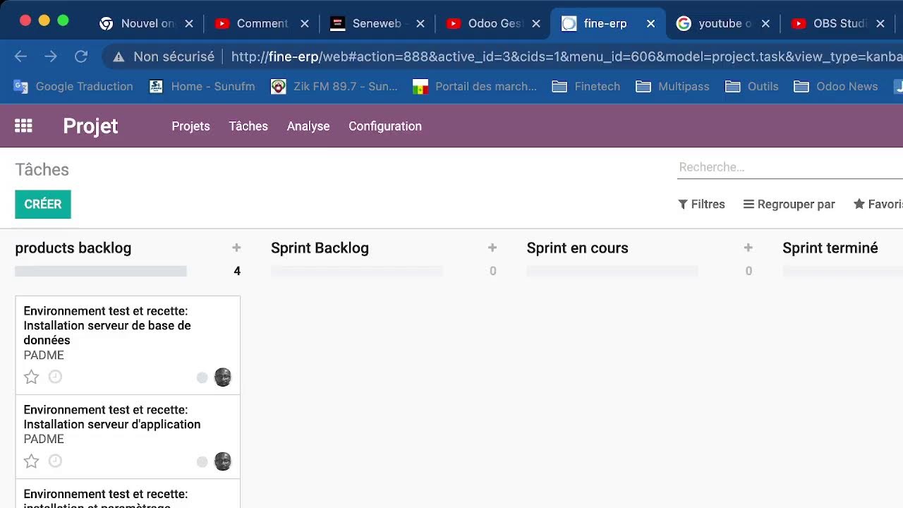 Gestion de Projet Scrum avec Odoo | 11.06.2022

