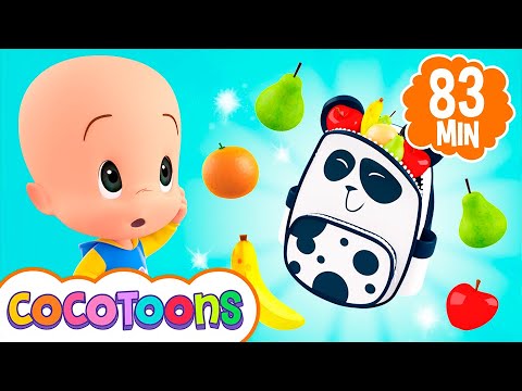 Frutas e Vegetais e mais musicas infantis de Cleo e Cuquin 🥑🍅  Cocotoons Brasil