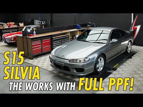 Nissan Silvia S15 gets THE WORKS! Dry Ice & Laser Cleaning, Full PPF Transformation