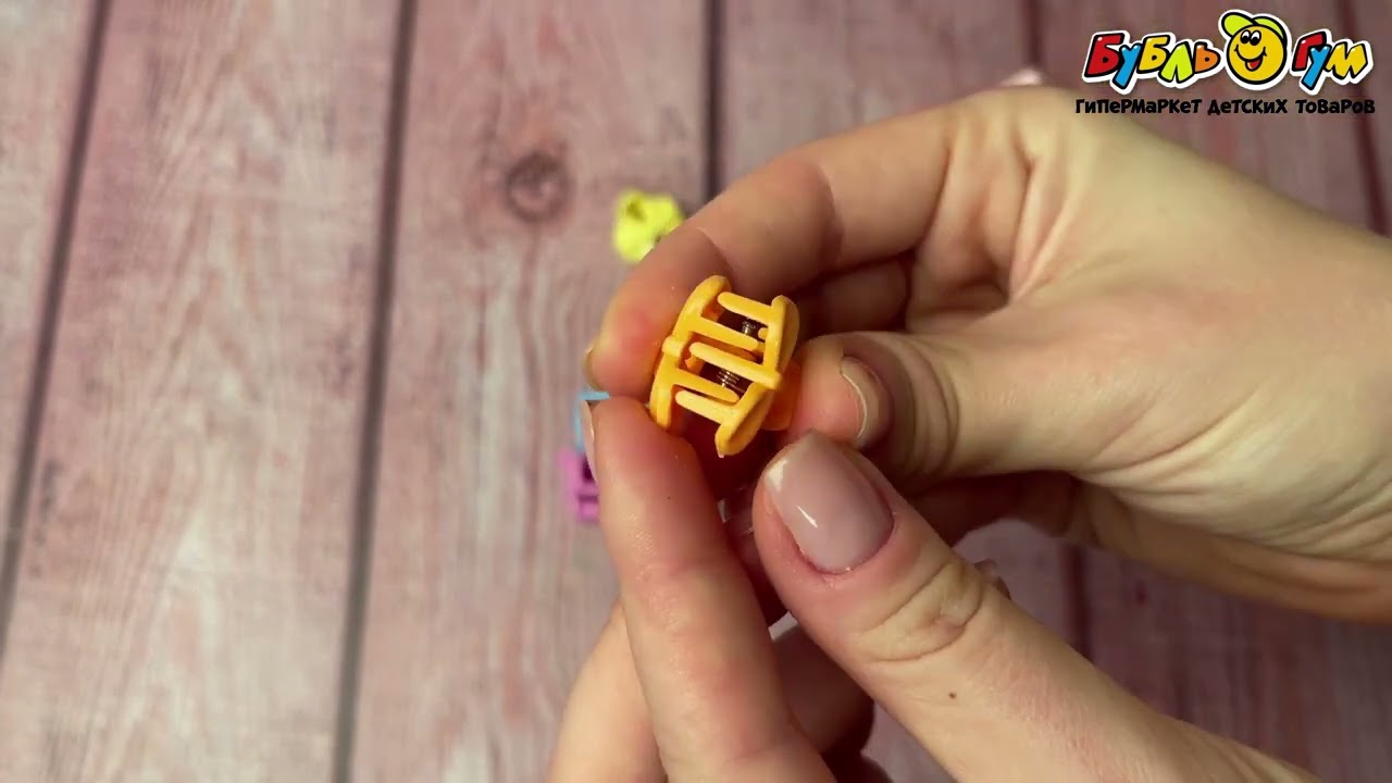 Набор заколок и крабиков Бантики в горошек - видео