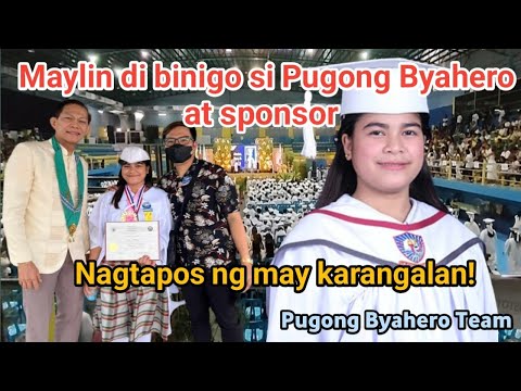 PUGONG BYAHERO MASAYANG MASAYA SA NAGING GRADUATION NI MAYLIN