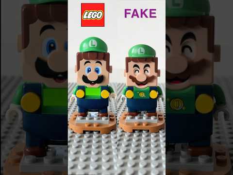 LEGO Luigi | Original vs Copie China | LEGO vs FAKE #luigi #legoluigi #luigismansion #fakelego
