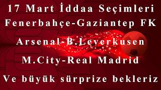 17 Mart Pazar İddaa Tahminleri #iddaa #iddaatahminleri