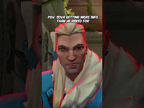 When your Sova gets more info than he bargained for #valorant #valorantclips #gaming #anime