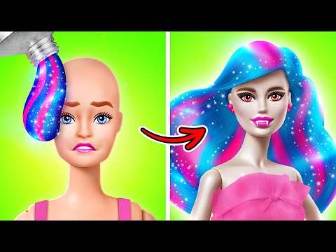 *OH NON* Barbie s'est transformée en mariée vampire pour Ken !