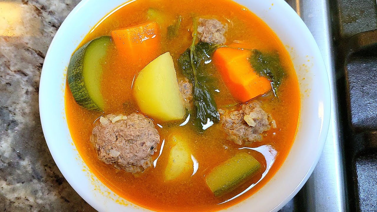 This Mexican soup recipe is a childhood favorite! Caldo De Albondigas